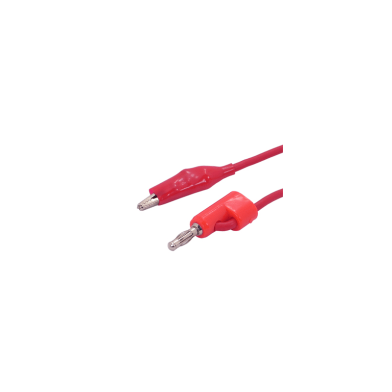Stackable Plug to Crocodile Clip 97cm