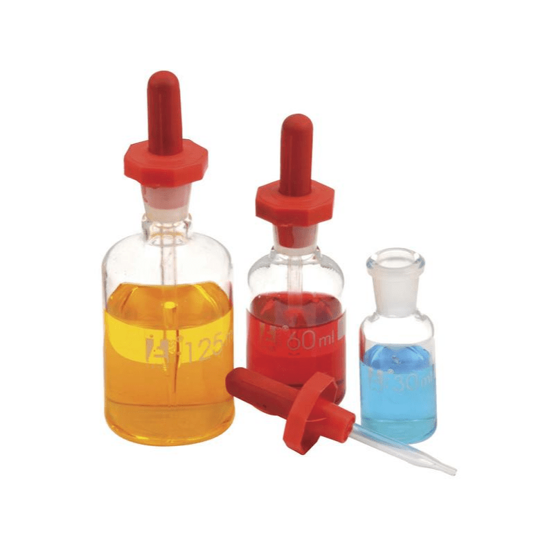 Laboratory Glass Dropper Bottle with Pipette