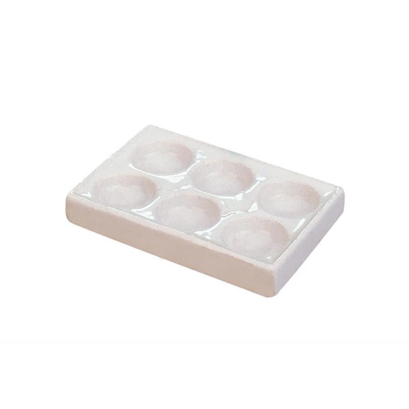 Glazed Porcelain Spotting Plate