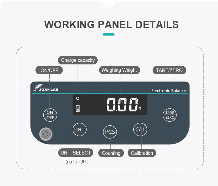 Precision Electronic Balance - 200g x 0.001g