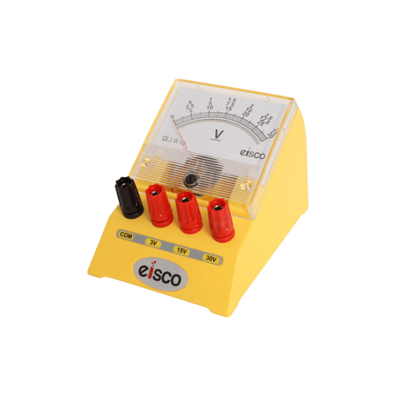 Voltmeter DC Moving Coil Meters 0 - 3 V, 0-15 V, 0-30 V (Triple)