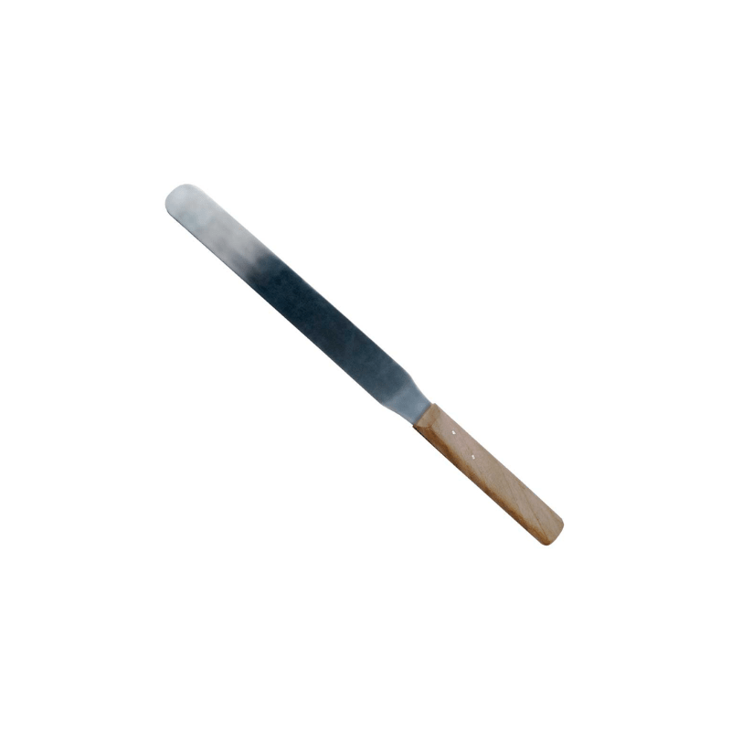 Wood-Handled Lab Spatula Knife
