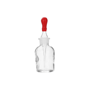 Dropping Bottle Clear Neutral Glass