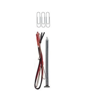 Electro Magnet Set - Nail, Paper Clip and Cable