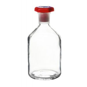 Reagent Bottle - Clear Glass Plastic Stopper