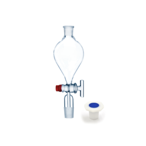 Seperating Funnel with Glass Stopcock, PP Stopper, Stem in Cone, Socket and Cone 24/29